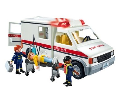 playmobil ambulance car